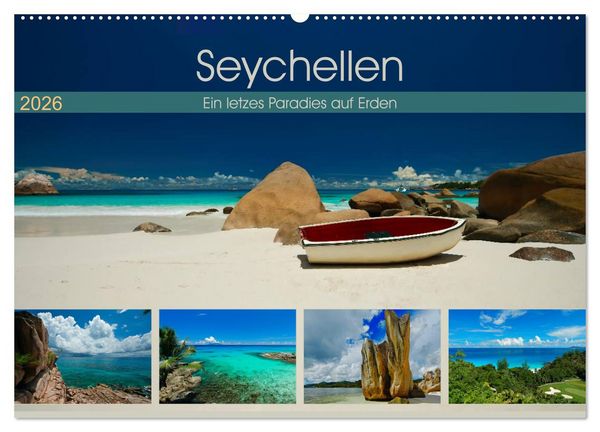 Produktbild: Seychellen - Ein letztes Paradies auf Erden (Wandkalender 2026 DIN A2 quer), CALVENDO Monatskalender