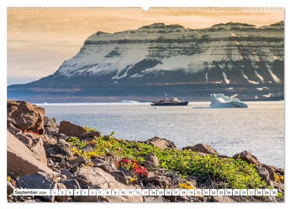 Produktbild: Scoresbysund - Sommer im gr&ouml;&szlig;ten und l&auml;ngsten Fjordsystem der Welt (Wandkalender 2026 DIN A2 quer), CALVENDO Monatskalender
