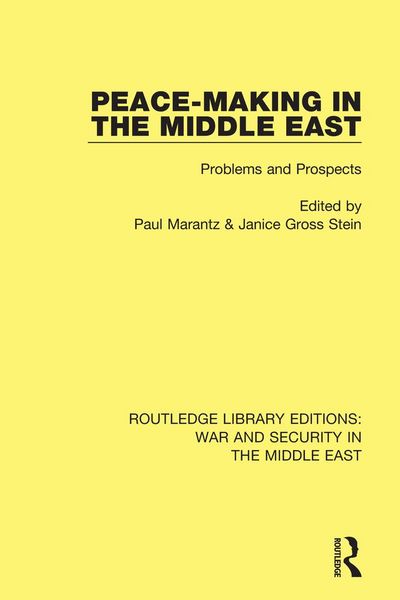 Produktbild: Peacemaking in the Middle East