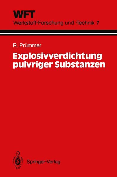 Produktbild: Explosivverdichtung pulvriger Substanzen
