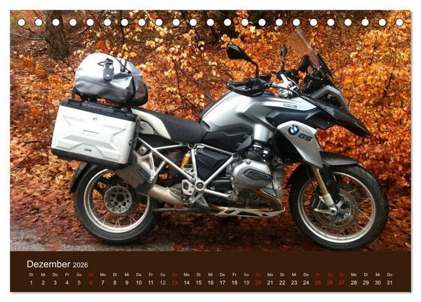 Produktbild: Freude an - Spa&szlig; mit der BMW GS (Tischkalender 2026 DIN A5 quer), CALVENDO Monatskalender