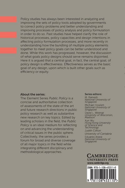 Produktbild: Designing for Policy Effectiveness
