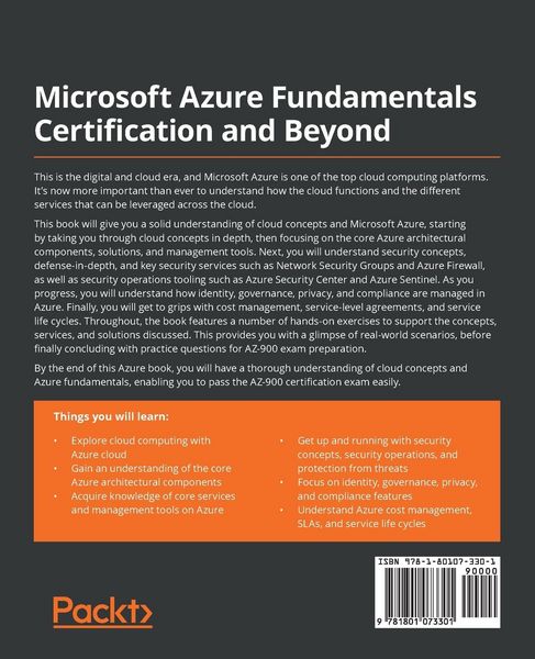 Produktbild: Microsoft Azure Fundamentals Certification and Beyond
