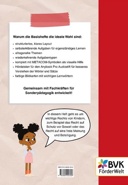 Produktbild: Basisheft Demokratie: Kinderrechte