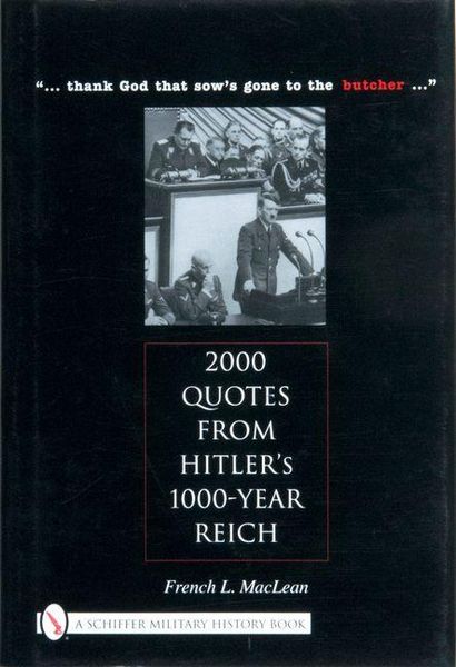 Produktbild: 2000 Quotes from Hitler's 1000-Year Reich