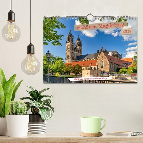 Produktbild: Sch&ouml;nes Magdeburg (Wandkalender 2027 DIN A4 quer), CALVENDO Monatskalender