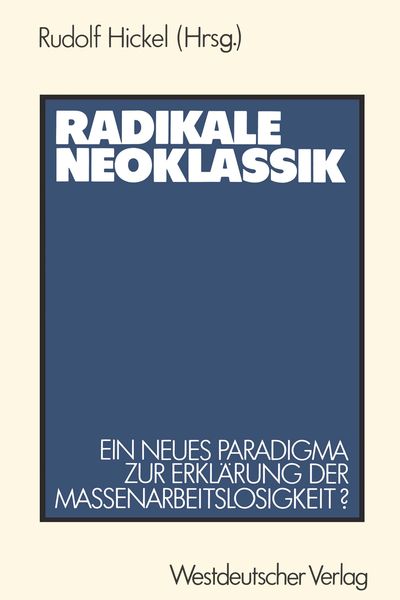 Produktbild: Radikale Neoklassik