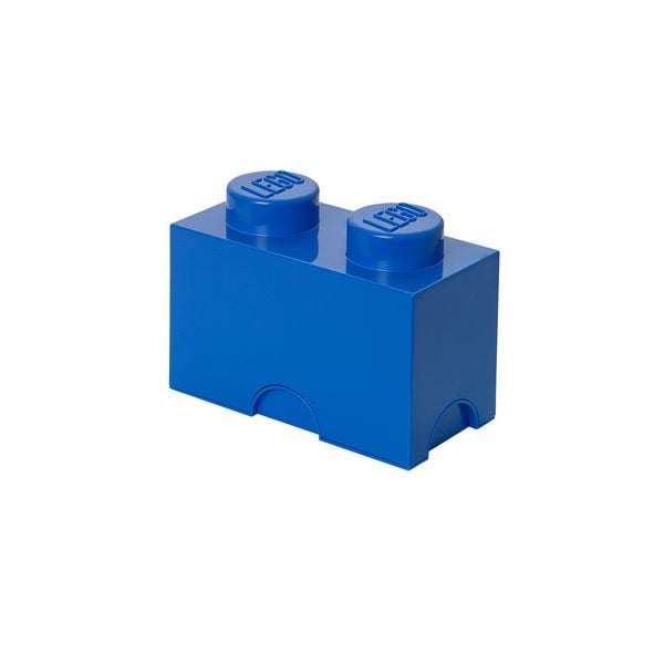 LEGO® Plastteam 400217310 - Aufbewahrungsbox, Blau, 2 Noppen