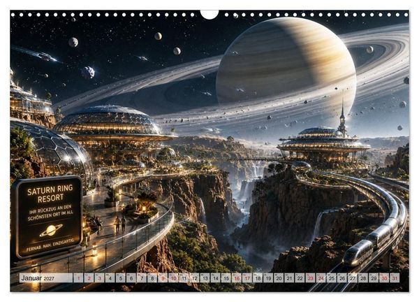 Produktbild: Die verr&uuml;cktesten Urlaubsdestinationen (Wandkalender 2027 DIN A3 quer), CALVENDO Monatskalender