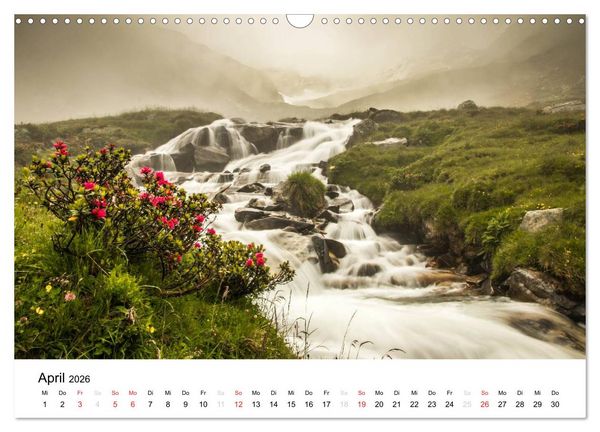 Produktbild: Bergpixel "kreuz und quer durch die Alpen" (Wandkalender 2026 DIN A3 quer), CALVENDO Monatskalender