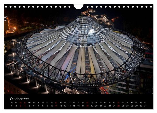 Produktbild: Berlin bei Nacht (Wandkalender 2026 DIN A4 quer), CALVENDO Monatskalender