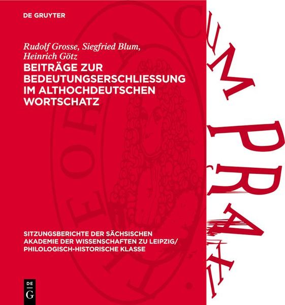 Produktbild: Beitr&auml;ge zur Bedeutungserschliessung im althochdeutschen Wortschatz