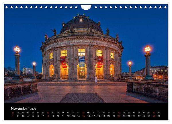 Produktbild: Die Blaue Stunde in Berlin (Wandkalender 2026 DIN A4 quer), CALVENDO Monatskalender