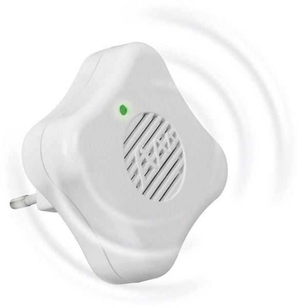 Produktbild: Gardigo mosquito repeller 66985 Insektenvertreiber Ultraschall (B x H x T) 65 x 65 x 68 mm Wei&szlig; 1 St.