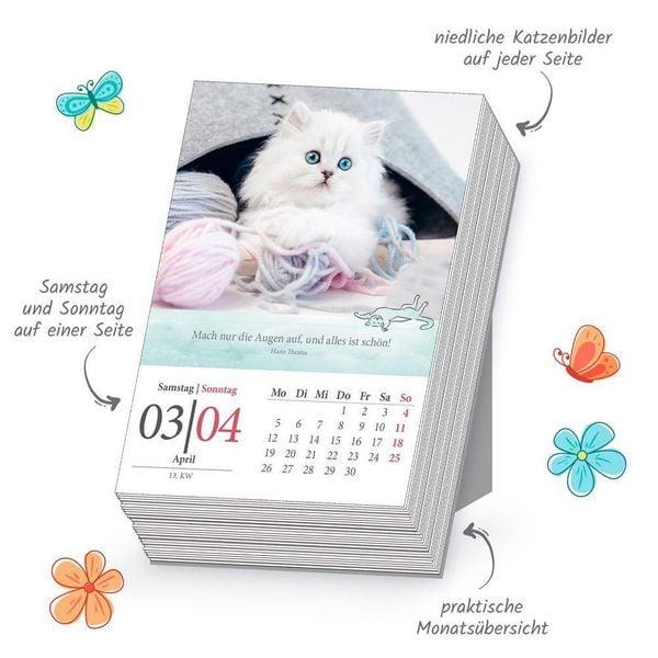 Produktbild: TR&Ouml;TSCH - Abrei&szlig;kalender Katzen 2027