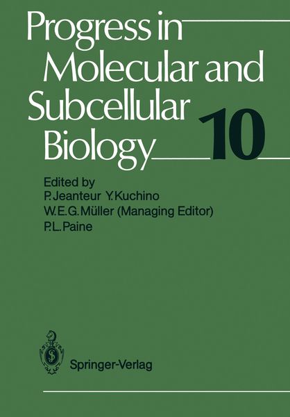 Produktbild: Progress in Molecular and Subcellular Biology
