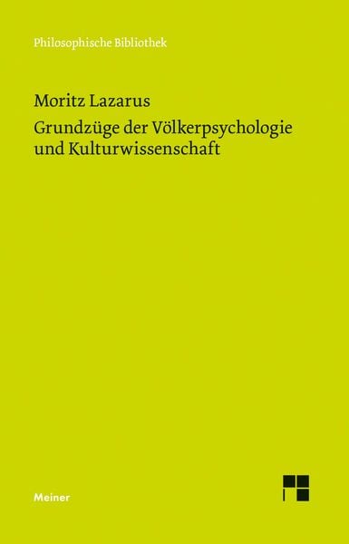 Produktbild: Grundz&uuml;ge der V&ouml;lkerpsychologie und Kulturwissenschaft