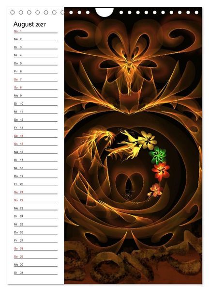 Produktbild: Textile Gewebekunst (Wandkalender 2027 DIN A4 hoch), CALVENDO Monatskalender