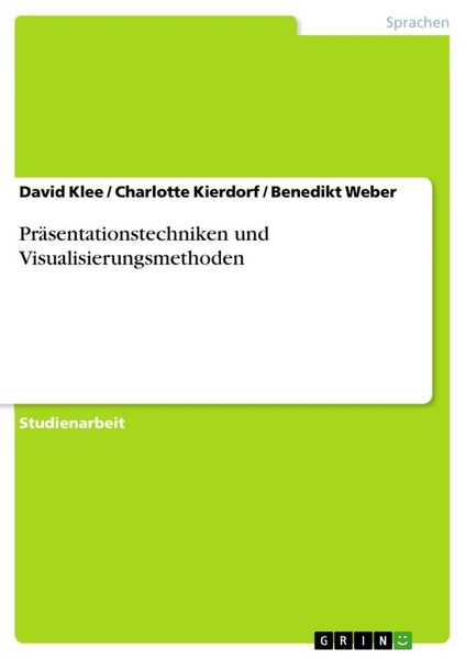 Produktbild: Pr&auml;sentationstechniken und Visualisierungsmethoden