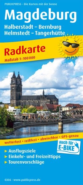Magdeburg und Umgebung, Halberstadt - Bernburg, Helmstedt - Tangerhütte 1:100 000