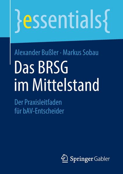 Produktbild: Das BRSG im Mittelstand