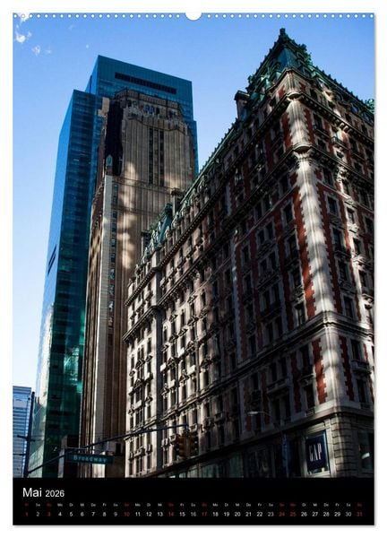 Produktbild: New York - Blickwinkel (hochwertiger Premium Wandkalender 2026 DIN A2 hoch), Kunstdruck in Hochglanz