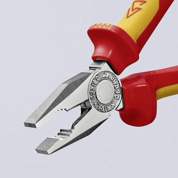 Produktbild: Knipex 03 06 180 T VDE Kombizange 180mm DIN EN 60900, DIN ISO 5746