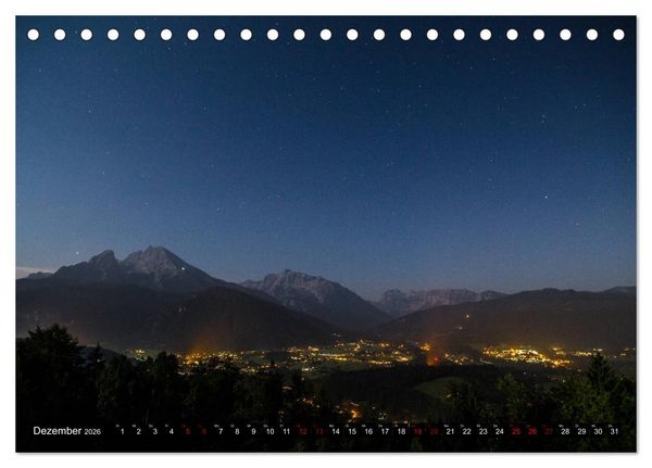 Produktbild: Alpengl&uuml;ck - Nationalpark Berchtesgaden (Tischkalender 2026 DIN A5 quer), CALVENDO Monatskalender