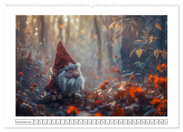 Produktbild: Auf den Spuren der Zwerge (hochwertiger Premium Wandkalender 2026 DIN A2 quer), Kunstdruck in Hochglanz