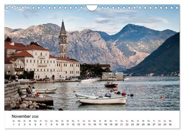 Produktbild: Montenegro - Land der schwarzen Berge (Wandkalender 2026 DIN A4 quer), CALVENDO Monatskalender