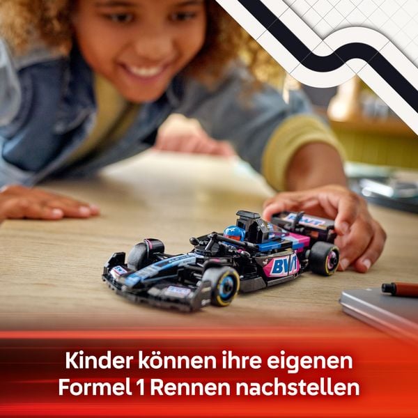 LEGO Speed Champions BWT Alpine F1 Team A524 Rennauto Spielzeug 77248