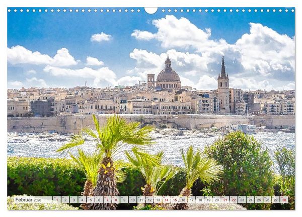 Produktbild: Malta, Comino & Gozo (Wandkalender 2026 DIN A3 quer), CALVENDO Monatskalender
