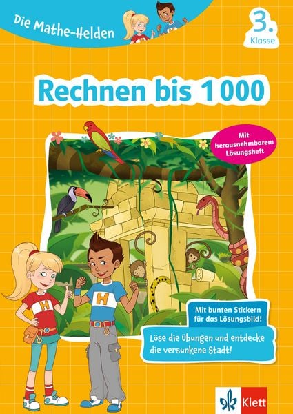 Die Mathe-Helden Rechnen bis 1000, 3. Klasse, Geheftet von , Klett Lerntraining bei PONS Langenscheidt GmbH, 978-3-12-949384-7