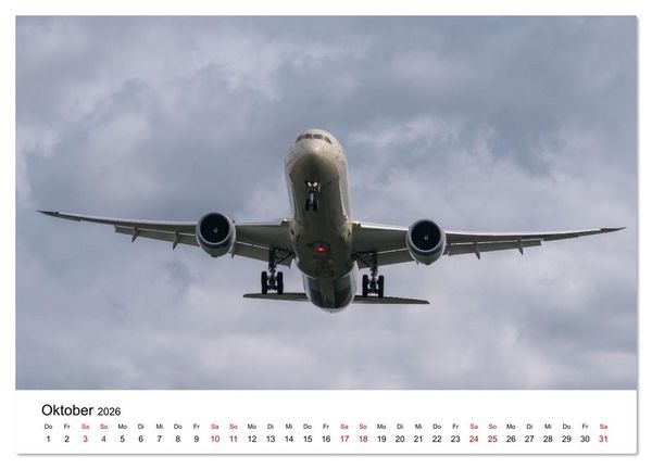 Produktbild: Boeing 787 Kalender (Wandkalender 2026 DIN A4 quer), CALVENDO Monatskalender