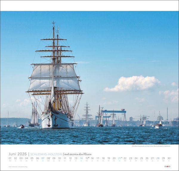 Produktbild: Schleswig-Holstein Edition Kalender 2026 - Land zwischen den Meeren