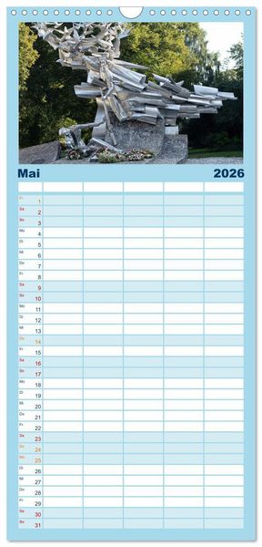 Produktbild: Familienplaner 2026 - Besucht mal wieder Danzig mit 5 Spalten (Wandkalender, 21 x 45 cm) CALVENDO
