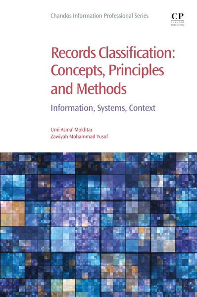 Produktbild: Records Classification: Concepts, Principles and Methods