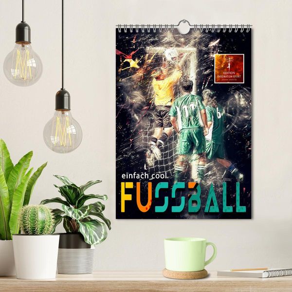 Produktbild: Fussball - einfach cool (Wandkalender 2026 DIN A4 hoch), CALVENDO Monatskalender
