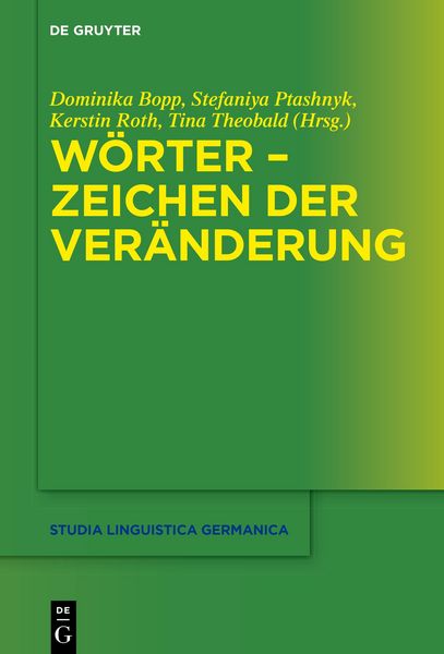 Produktbild: W&ouml;rter &ndash; Zeichen der Ver&auml;nderung