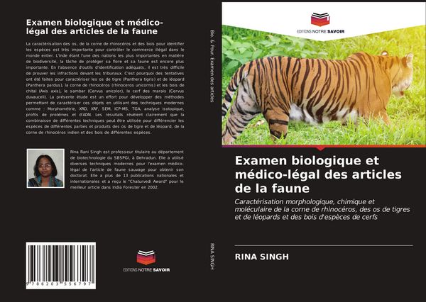 Produktbild: Examen biologique et m&eacute;dico-l&eacute;gal des articles de la faune