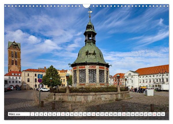 Produktbild: Stadt Wismar 2026 (Wandkalender 2026 DIN A3 quer), CALVENDO Monatskalender