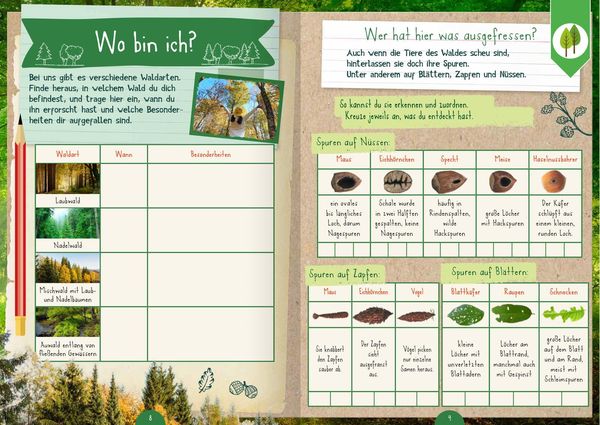 Produktbild: Naturforscher-Kids &ndash; Mitmach-Buch f&uuml;r unterwegs