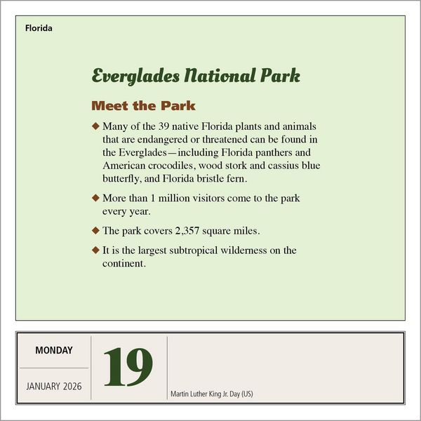 Produktbild: National Parks Page-A-Day(r) Calendar 2026