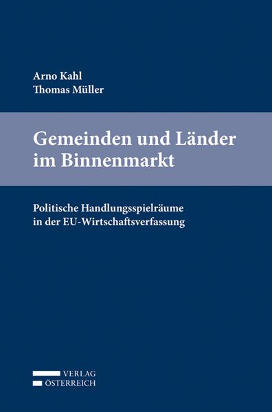 Produktbild: Gemeinden und L&auml;nder im Binnenmarkt
