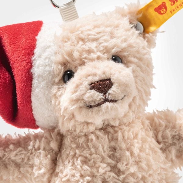 Produktbild: Steiff 122607 - Schl&uuml;sselanh&auml;nger Teddyb&auml;r Ben Cosy Christmas, beige,