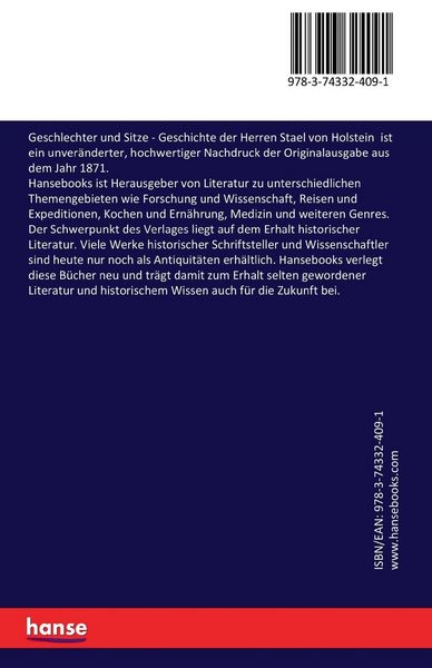 Produktbild: Geschlechter und Sitze