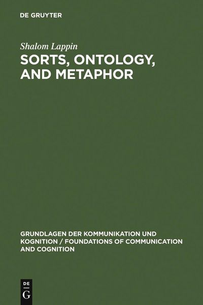 Produktbild: Sorts, Ontology, and Metaphor