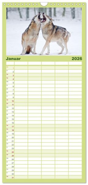 Produktbild: Familienplaner 2026 - Magie Heimische Natur mit 5 Spalten (Wandkalender, 21 x 45 cm) CALVENDO