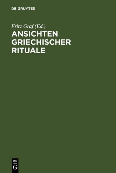 Produktbild: Ansichten griechischer Rituale