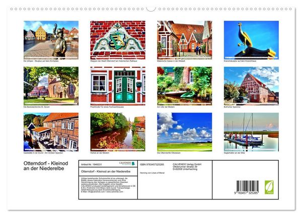 Produktbild: Otterndorf - Kleinod an der Niederelbe (hochwertiger Premium Wandkalender 2026 DIN A2 quer), Kunstdruck in Hochglanz